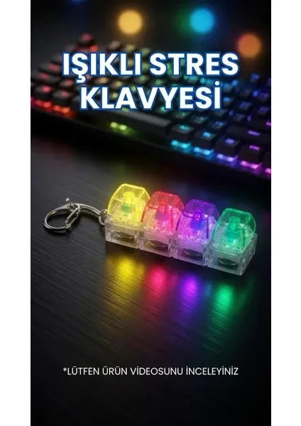 Tık Tık Sesli Stres Giderici Klavye